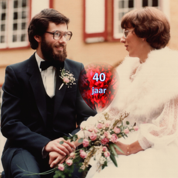 An en Hans 40 jaar huwelijk